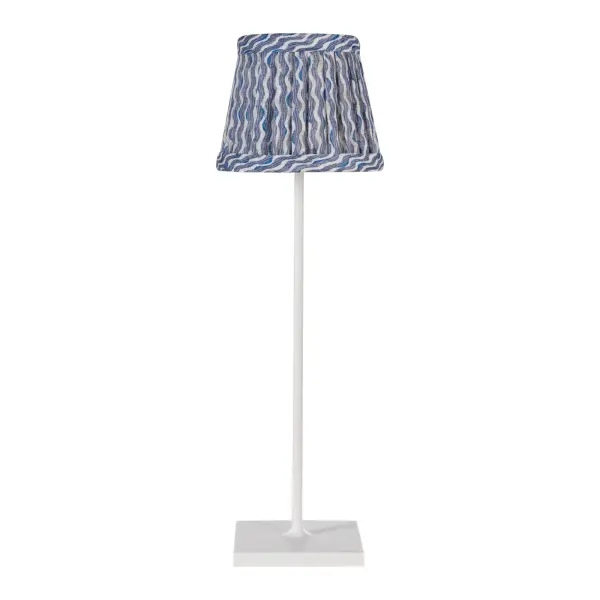 Zafferano x Fermoie Popple Pattern Fabric Lampshade - Orange - Image 19