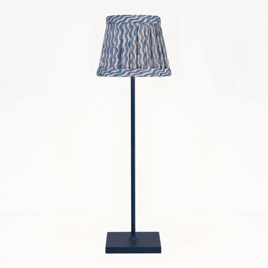 Zafferano x Fermoie Popple Pattern Fabric Lampshade - Orange - Image 20