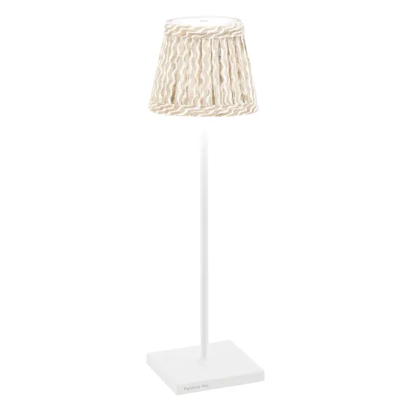 Zafferano x Fermoie Popple Pattern Fabric Lampshade - Orange - Image 24
