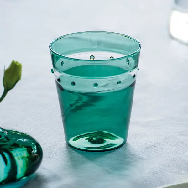 A Pallini Hand-Blown Glass Tumbler Set - Image 5