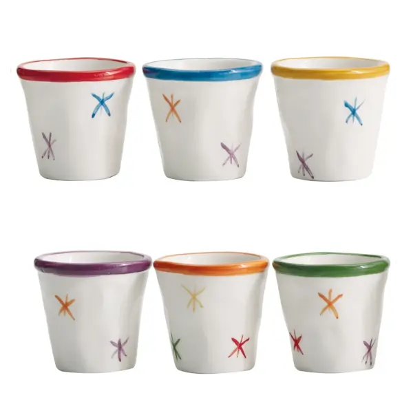 Asterisco Espresso Shot Cups - Assorted Set of 6 - Image 1