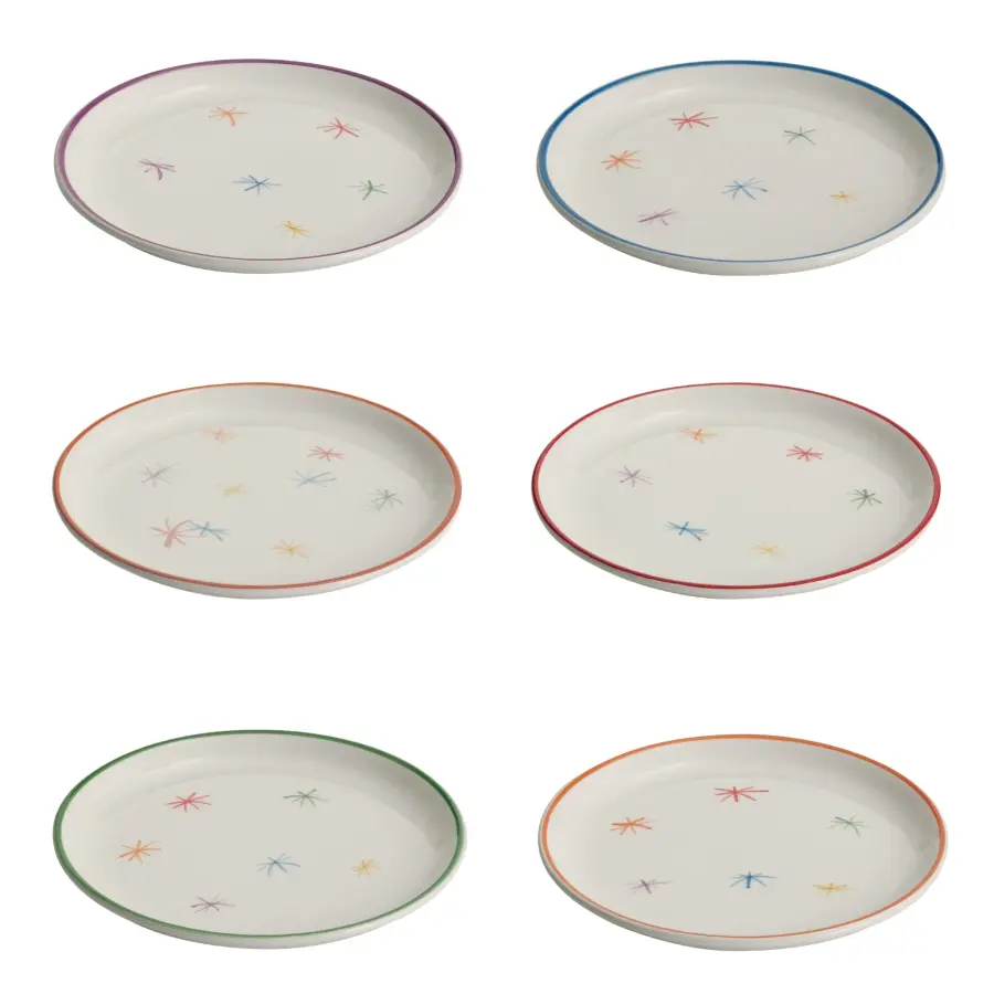 Asterisco Dessert Plate Set