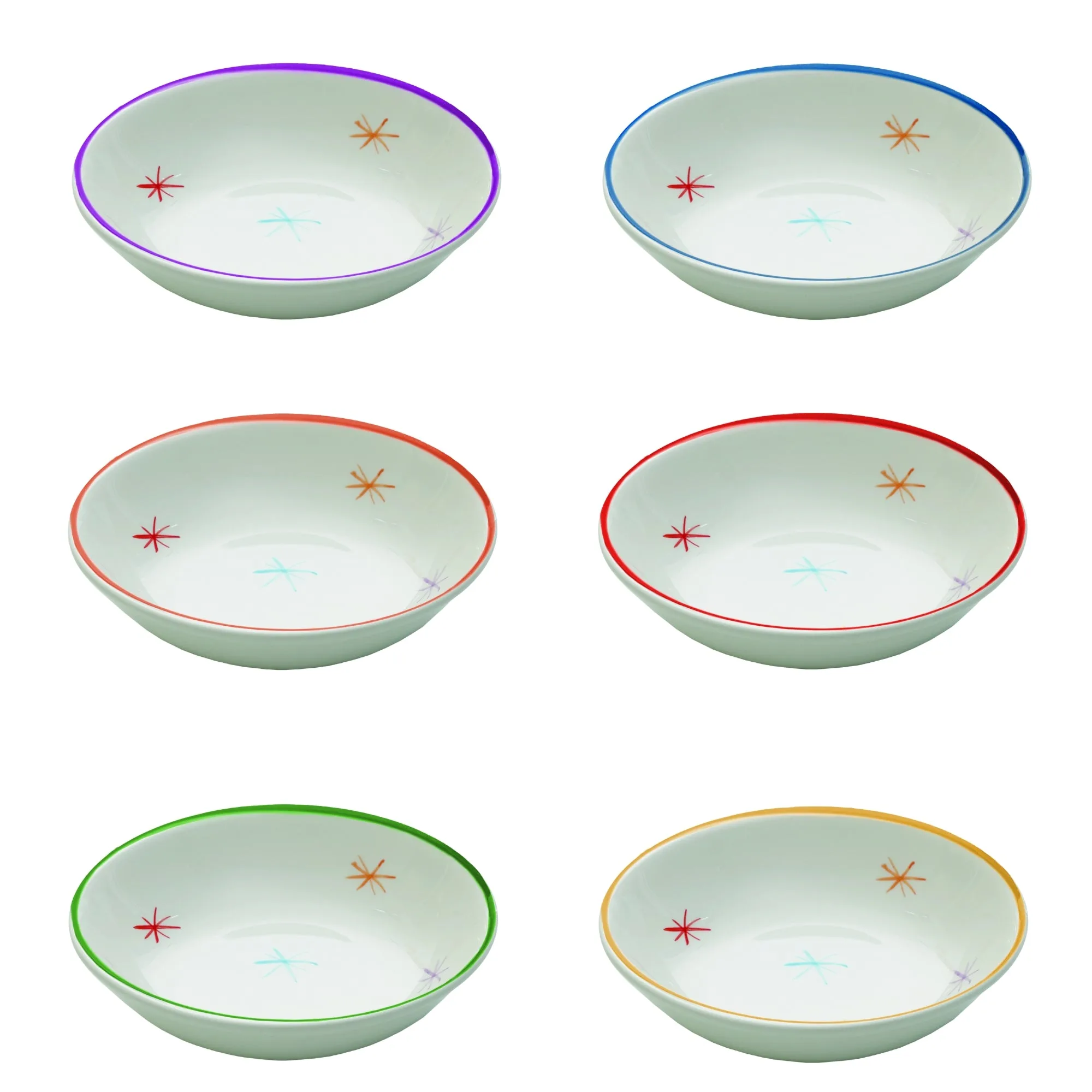 Asterisco Deep Plate Set of 6