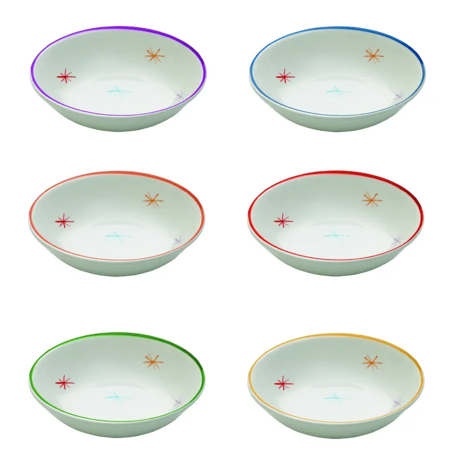 Asterisco Deep Plate Set of 6