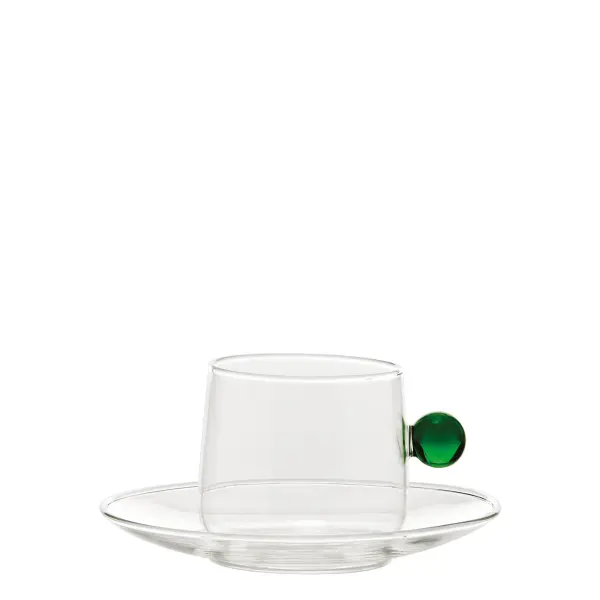 Bilia Pink Cappuccino Cup & Saucer - Image 11