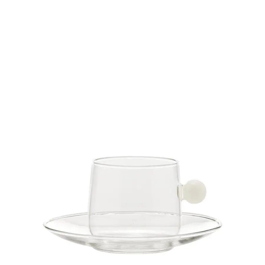 Bilia Pink Cappuccino Cup & Saucer - Image 3