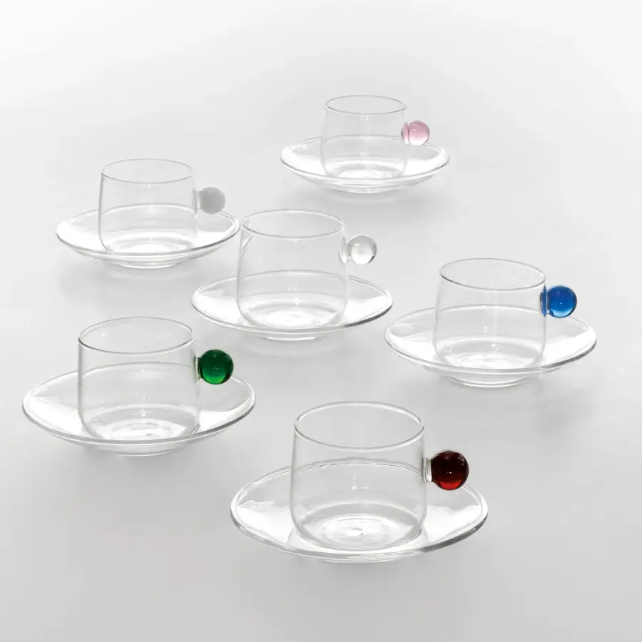 Bilia Pink Cappuccino Cup & Saucer - Image 4