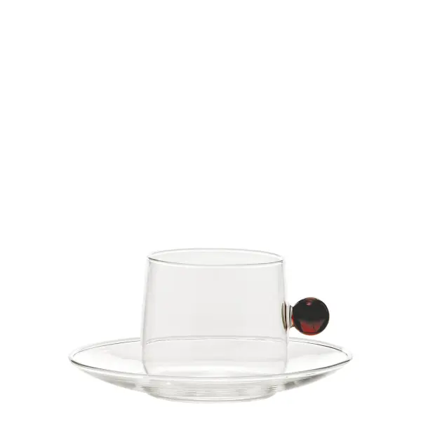 Bilia Pink Cappuccino Cup & Saucer - Image 5