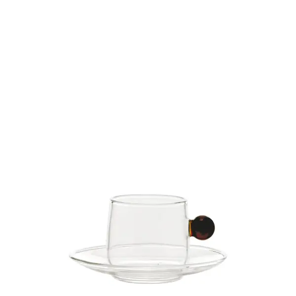 Bilia White Espresso Cup & Saucer - Image 3
