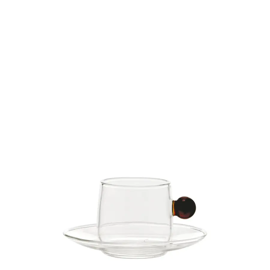 Bilia White Espresso Cup & Saucer - Image 3