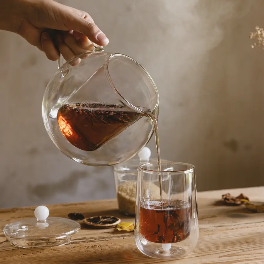 Bilia Double-Walled Glass Teapot - Image 2