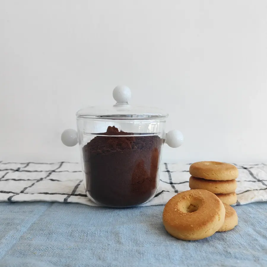 Bilia Glass Jar with Lid & Handles - Image 2