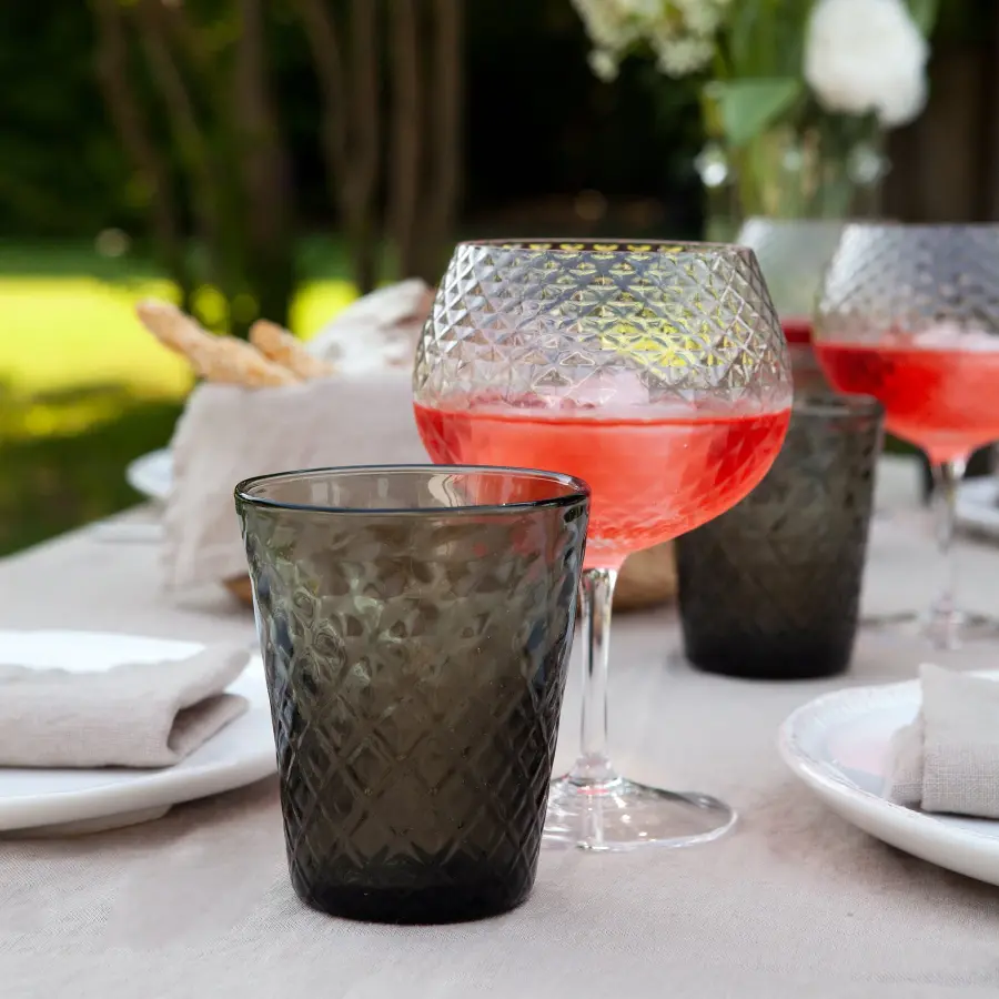 Balloton Gray Glass Tumbler Set - Image 7
