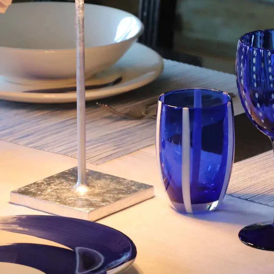 Gessato Aquamarine Tumbler Set - Image 14