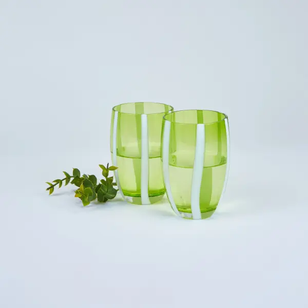 Gessato Aquamarine Tumbler Set - Image 19