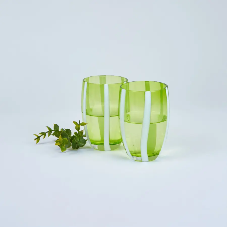 Gessato Aquamarine Tumbler Set - Image 19