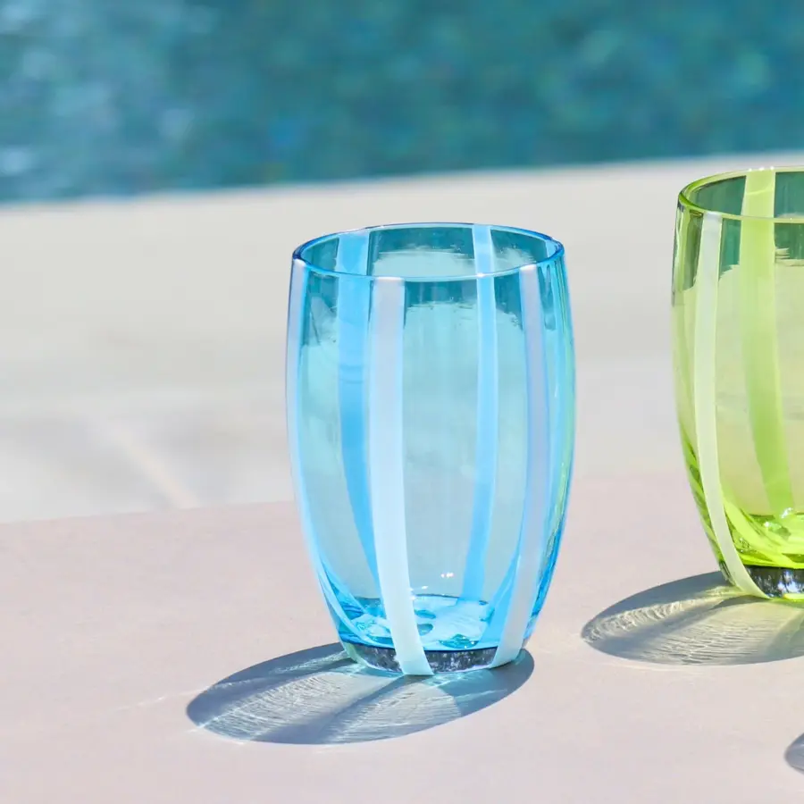 Gessato Aquamarine Tumbler Set - Image 6