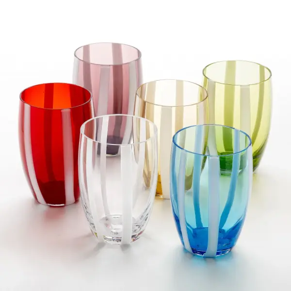 Gessato Tumbler Set of 6 - Assorted Colors - Image 2