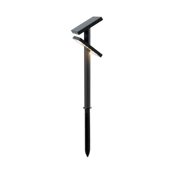 The Heliostepper combines sustainable solar technology with contemporary design. Features automatic daylight sensing, IP65 weather resistance, and 13-15 hours of runtime. Perfect for pathways, patios, and outdoor spaces. - alternate view