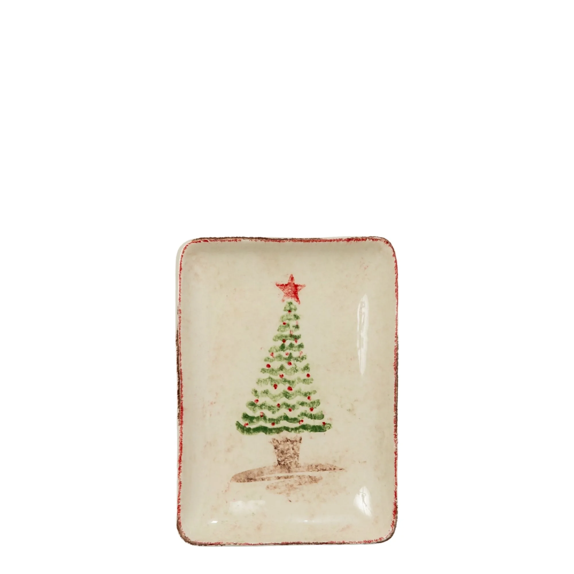 Holiday Medium Rectangular Tray Set