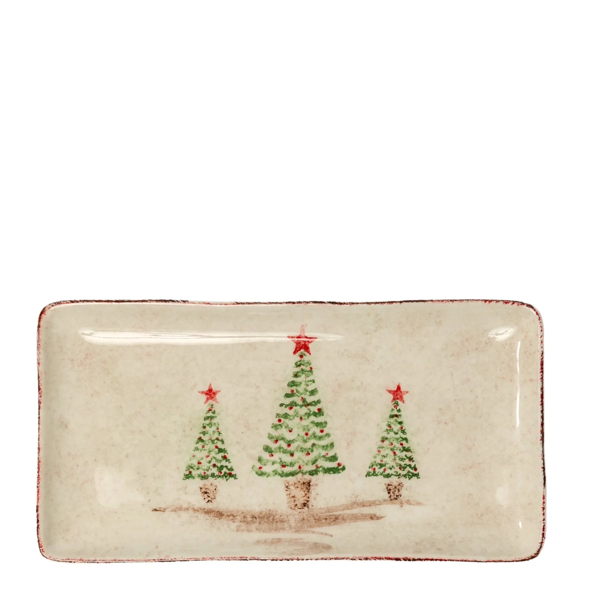 Holiday Large Rectangular Tray