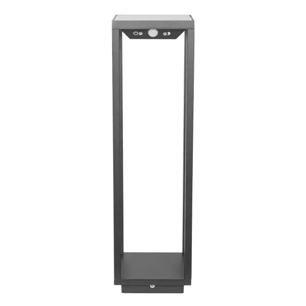 The Home Solar Bollard combines eco-friendly solar power with intelligent lighting control. Features automatic dusk activation and motion detection for enhanced security and energy efficiency in outdoor spaces.