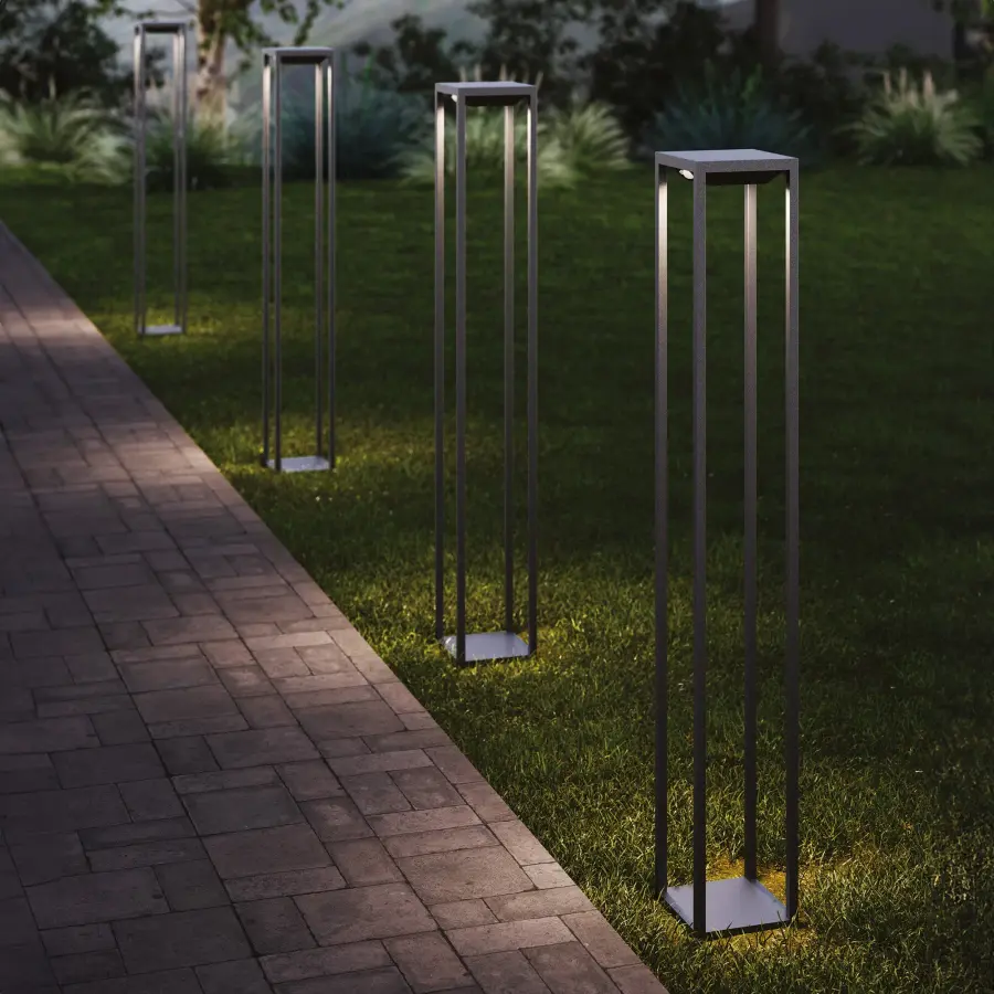 Home Solar L Outdoor Bollard Light - Image 2