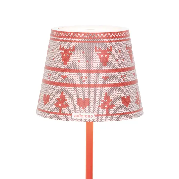 Transform your Poldina lamp with this vibrant holiday-themed graphic shade featuring an ugly sweater design. High-quality printing delivers exceptional detail while adding seasonal cheer to any space. - alternate view