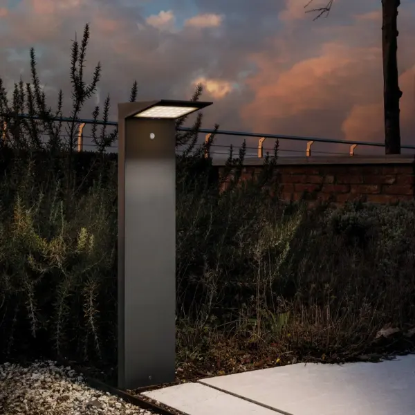 Solar-Powered Bollard Light with Motion Sensor Technology - Image 1