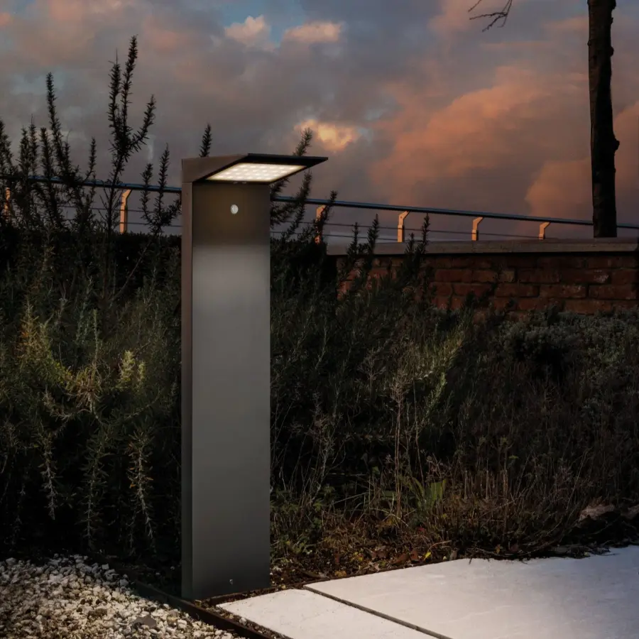 Solar-Powered Bollard Light with Motion Sensor Technology - Image 1