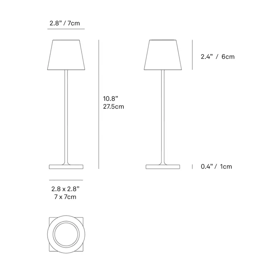 Poldina Pro Micro Lido Rechargeable Table Lamp - Image 6