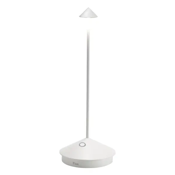 The Pina Pro is a sleek, minimalist cordless table lamp that delivers powerful illumination without obstructing views. Its rechargeable design offers 12 hours of runtime with adjustable color temperatures, making it perfect for dining and outdoor spaces.