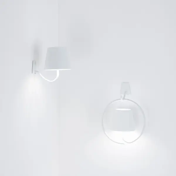 The Poldina Pro Wall combines the convenience of cordless lighting with wall-mounted stability. Its magnetic head detaches for charging or portable use, making it ideal for spaces needing flexible illumination both indoors and out. - alternate view