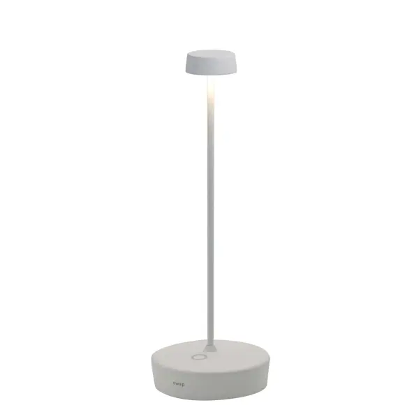 The Swap Pro is a rechargeable, battery-powered table lamp offering exceptional versatility with 4-step dimming and 3 color temperature settings. Perfect for indoor and outdoor use, it provides up to 13 hours of cordless illumination.