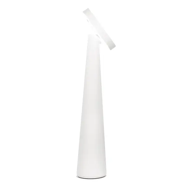 The Angelina Pro is a rechargeable, portable table lamp perfect for reading, studying, or working. Features touch controls, adjustable brightness, three color temperatures, and 10+ hours of cordless operation. - alternate view