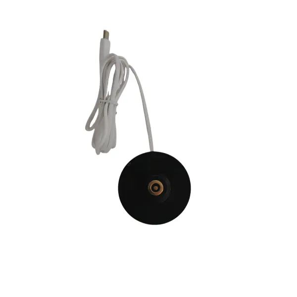 Replacement charging base designed specifically for the Damina Pro cordless lighting system. Provides convenient recharging capability for portable lighting fixtures. Note: Plug not included with this accessory.