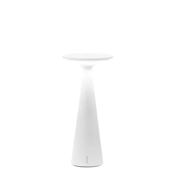 The Damina Pro combines portability with performance in a compact 7.6" design. Touch-dimmable with three color temperatures (2200K-3000K), this rechargeable lamp delivers up to 8 hours of cordless illumination and is IP65-rated for outdoor use.