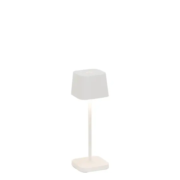 The Ofelia Pro Micro is a compact, rechargeable cordless table lamp perfect for flexible lighting anywhere. Features touch dimming, adjustable color temperature, and weather-resistant design for indoor and outdoor use.