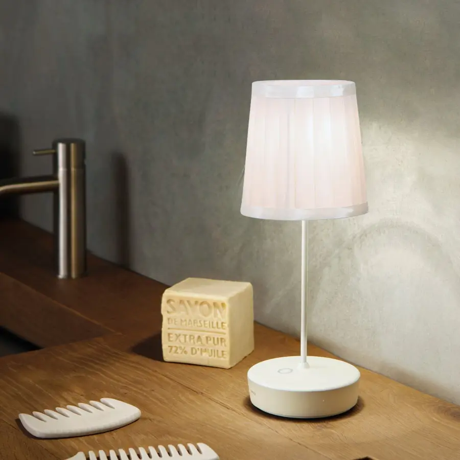 Swap Pro Pleated Ivory Lampshade - Image 3