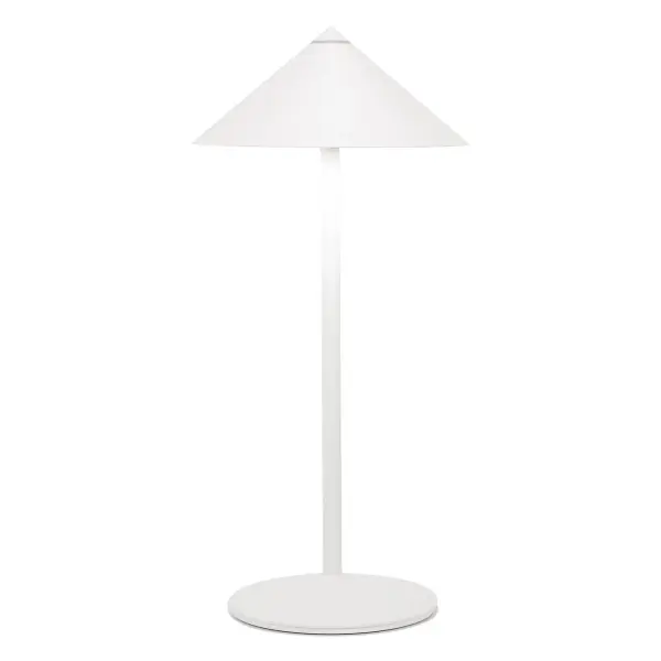 The Pina L Desk lamp by Federico de Majo combines Italian design with modern functionality. Features magnetic swivel head, touch controls, three color temperatures, and IP65 rating for indoor/outdoor use.
