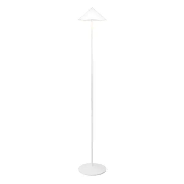 The Pina XXL is a sophisticated rechargeable LED floor lamp offering 13+ hours of cordless illumination with touch dimming and adjustable color temperature. Its IP65 rating and durable aluminum construction make it perfect for both indoor and outdoor spaces.