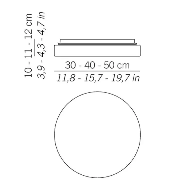 Drum Wall/Ceiling Light - Large - Image 3