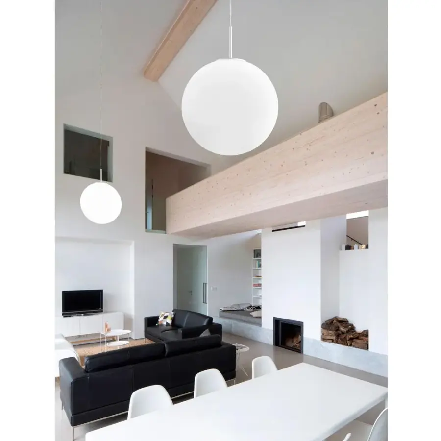 Minimalist Globe Pendant with Flawless 360° Light Diffusion - Image 4