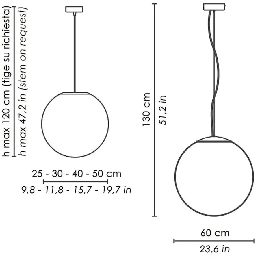 Minimalist Globe Pendant with Flawless 360° Light Diffusion - Image 48