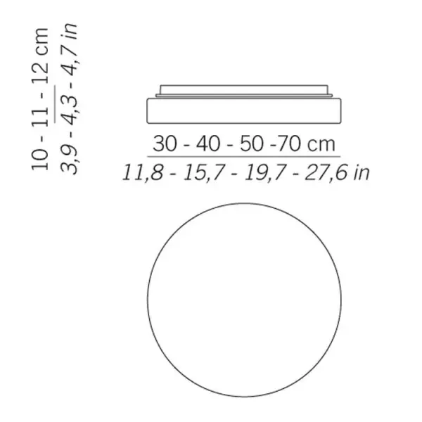 Drum Bayonet Wall/Ceiling Light - Image 3
