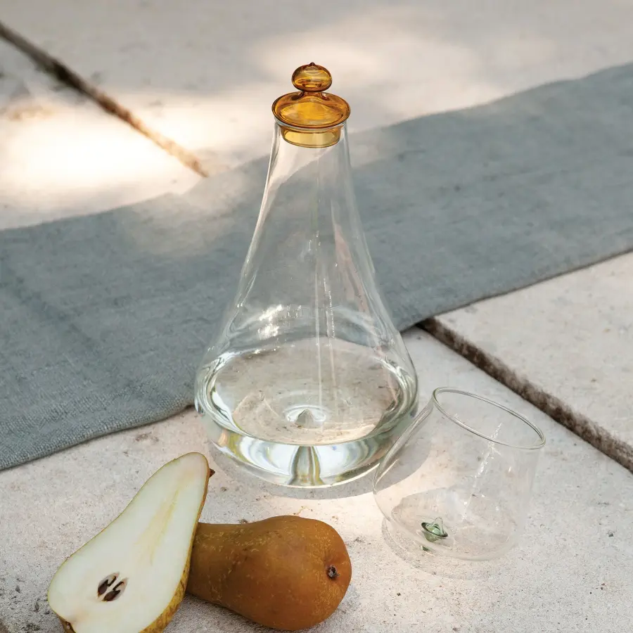 Pirolo Amber Glass Bottle - Image 4