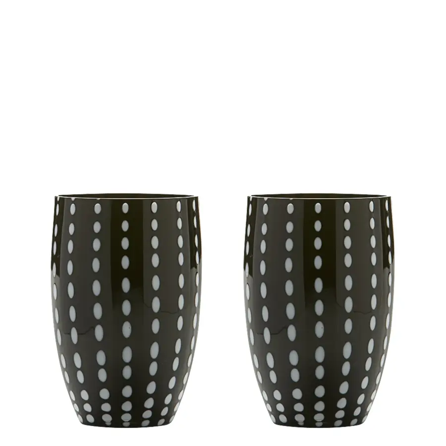 Perle Apple Green Glass Tumbler Set - Image 2