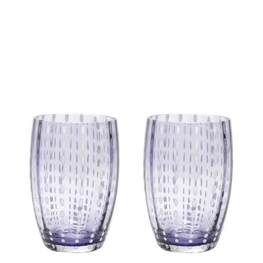 Perle Apple Green Glass Tumbler Set - Image 16