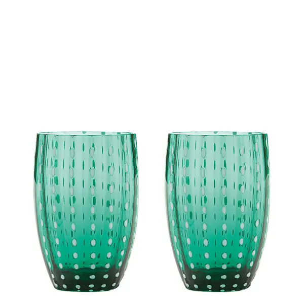 Perle Apple Green Glass Tumbler Set - Image 19