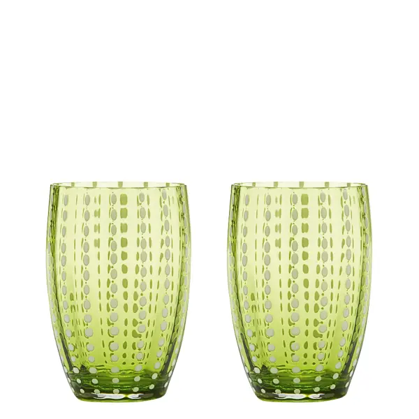 Perle Apple Green Glass Tumbler Set - Image 22